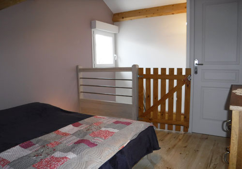 Vue de la chambre du gîte Lou Saltret en Lozère