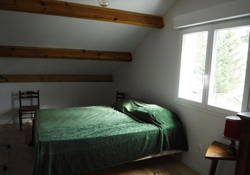 Vue d'une chambre du gîte rural Lou Saltret en Lozère