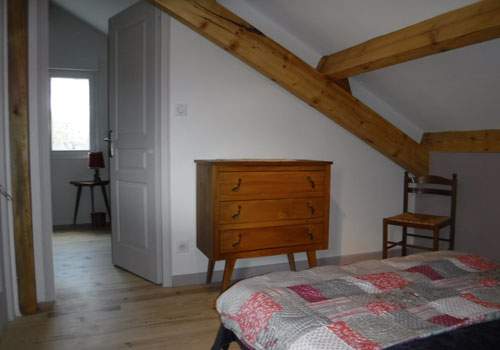 Vue de la chambre du gîte Lou Saltret en hébergement pour curiste près de Bagnols les Bains