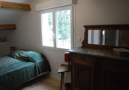 Vue d'une chambre du gîte rural Lou Saltret en Lozère