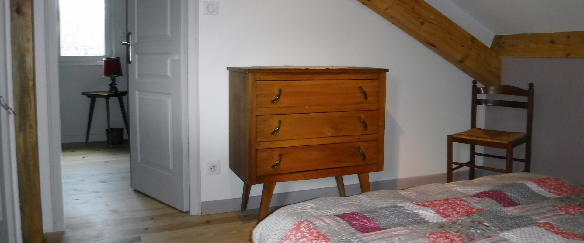 Vue d'une chambre du gîte Lou Saltret en location pour vos vacances en Lozère